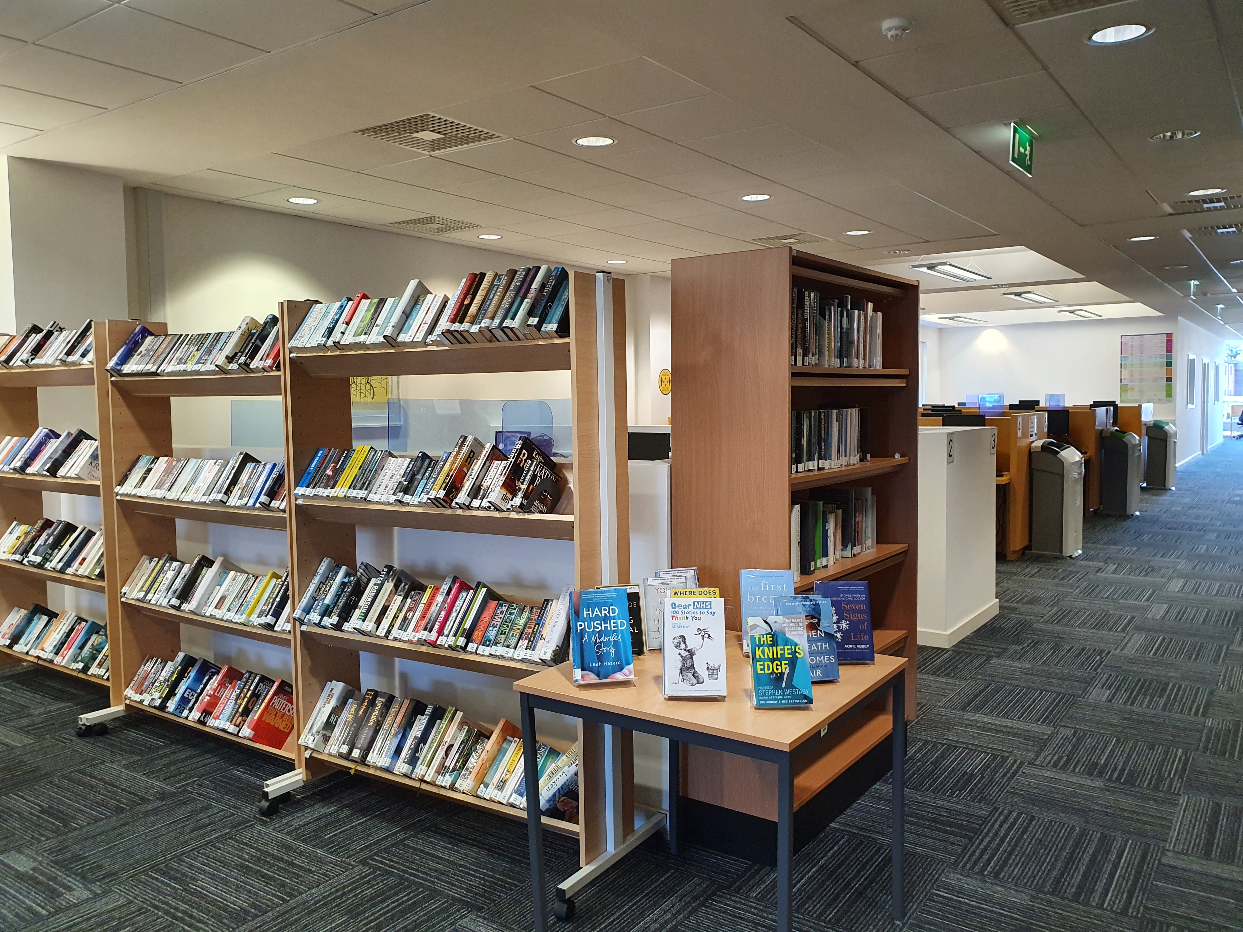 Changes to UHCW Library as a designated rest area