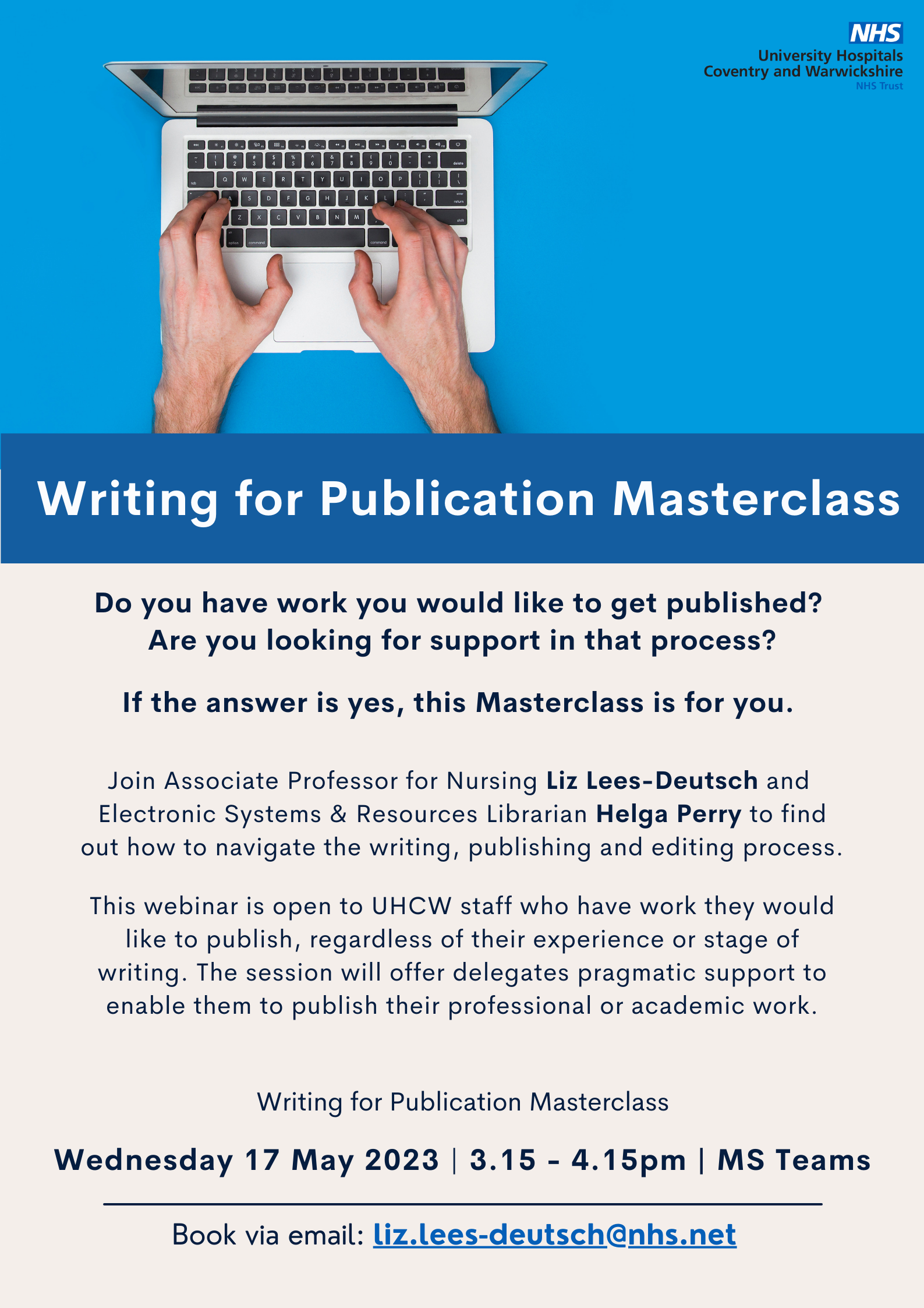 Writing for Publication poster v2